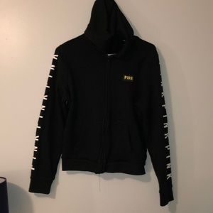 black zip up